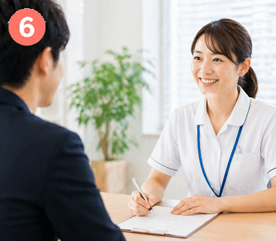 面接・採用へ進行