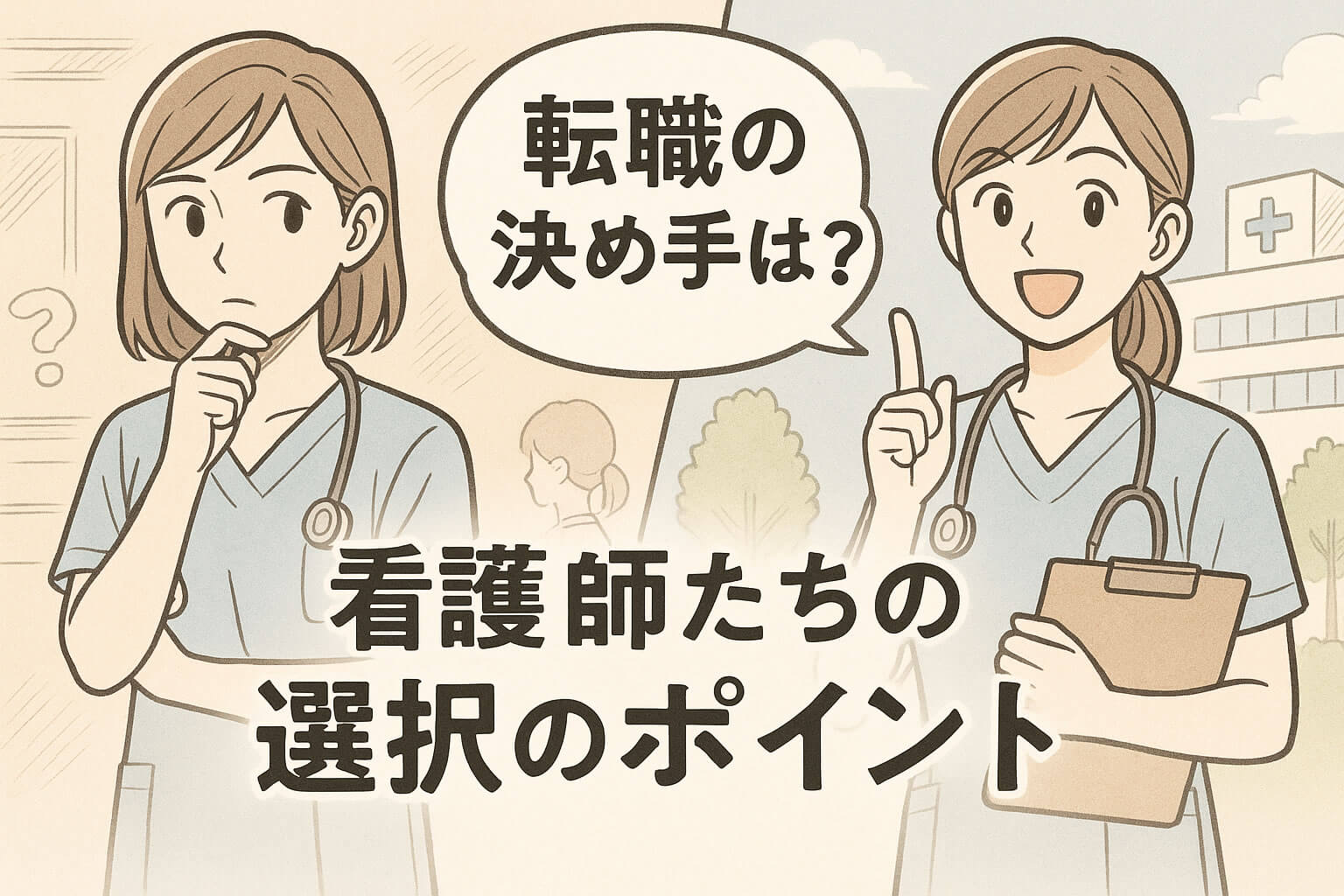 正職員の介護施設から健診センターのパート看護師に転職・6年目・28歳